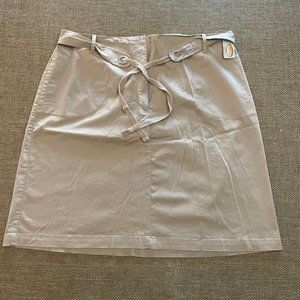 Talbots beige summer skirt